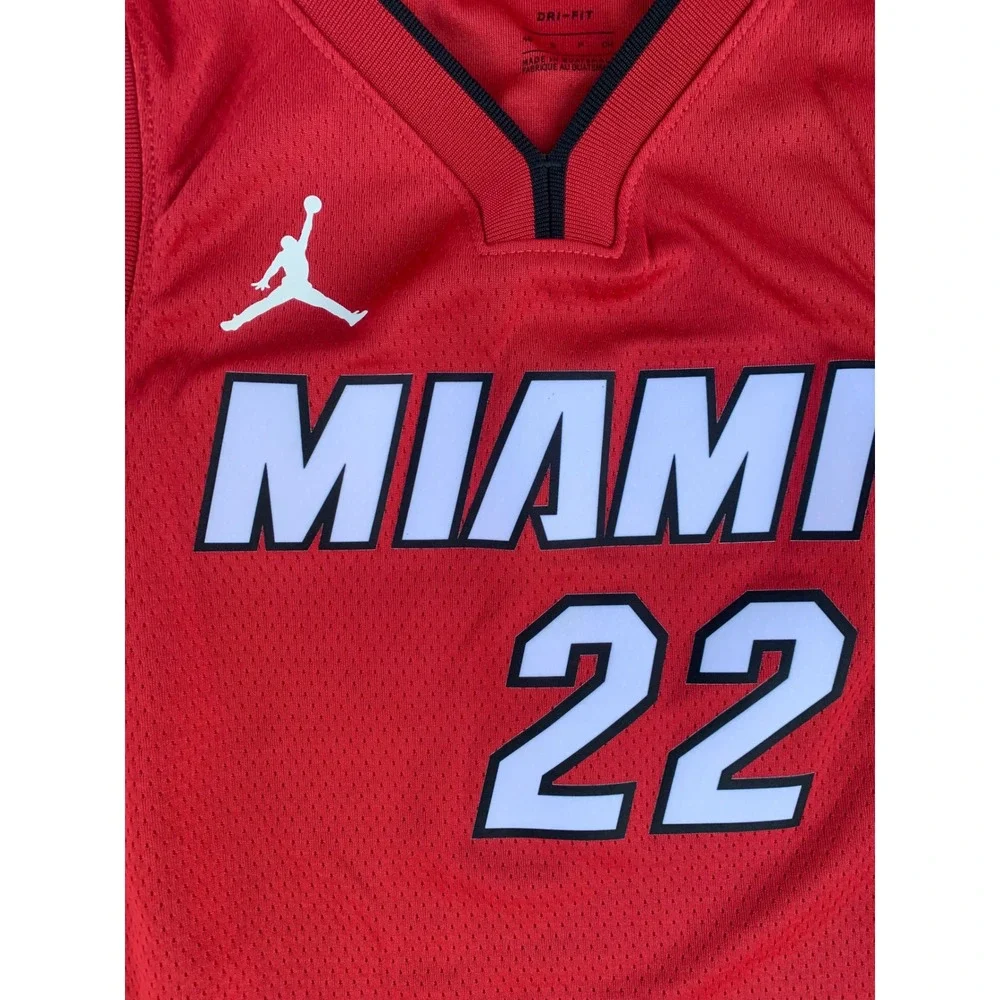 Nike Jordan Miami Heat Jimmy Butler Authentic Swingman Jersey Size 40 S